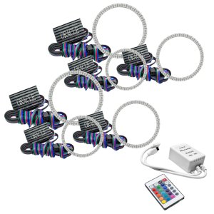 Chevrolet Corvette C6 Headlight Halo Kit - ORACLE Lighting - Triple - ColorSHIFT w/ Simple Controller - `05-`13 Chevrolet Corvette C6 Headlight Halo Kit - ORACLE Lighting - Triple - ColorSHIFT w/ Simple Controller - `05-`13